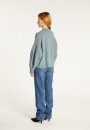 Gesprenkelter Pullover aus Wollmischung mit Rundhalsausschnitt - Laetitia