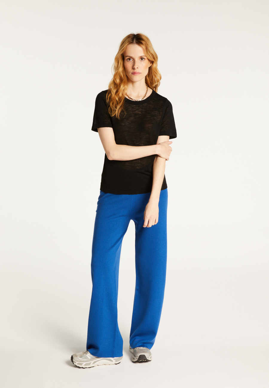 Lucie Slub-Leinen-T-Shirt