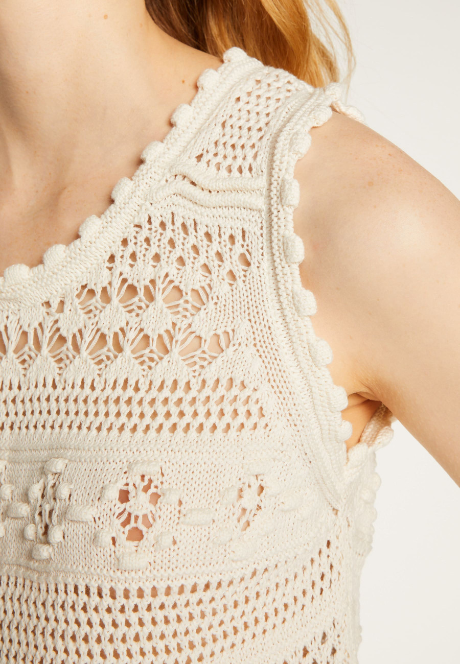 Durchbrochenes Tanktop aus Baumwolle  Danny