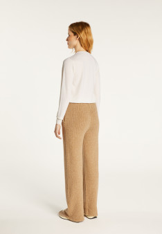 Fließende Hose aus Wolle und Kaschmir - Galya