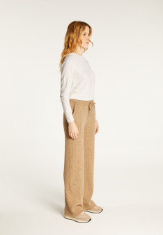 Fließende Hose aus Wolle und Kaschmir - Galya