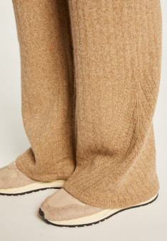 Fließende Hose aus Wolle und Kaschmir - Galya