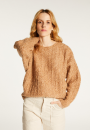 Locker sitzender Mohair-Fancy-Strickpullover - Gassia